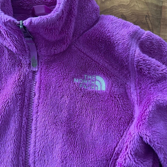 North Face Purple Fleece Girls Size 7/8 - Picture 2 of 5